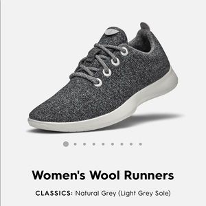 Allbirds Grey Wool Runners Sz. 6